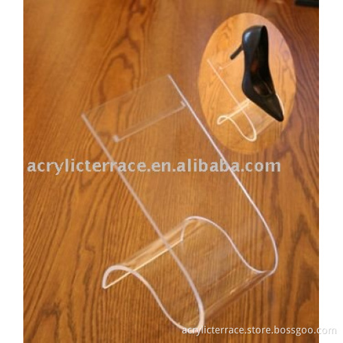 S Shape Acrylic Counter Top Shoe Rack C0201006